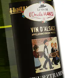 Вино Arthur Metz Hansi Vin De Alsace Gewurztraminer, біле, напівсухе, 0,75 л - мініатюра 3