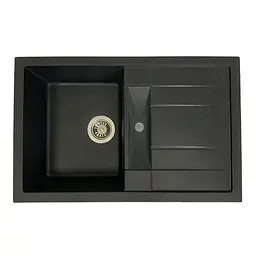 Кухонна мийка Adamant Fort 770x495x200 чорний 100002015, Чорний