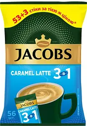 Напій кавовий Jacobs Caramel Latte 3в1 56*12.3 г
