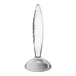 Анальна пробка Satisfyer Sparkling Crystal, 19 см, прозорий - мініатюра 3