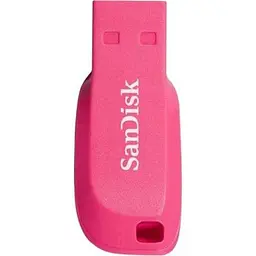 USB флеш накопичувач SanDisk 32GB Cruzer Blade Pink USB 2.0 (SDCZ50C-032G-B35PE) - мініатюра 2