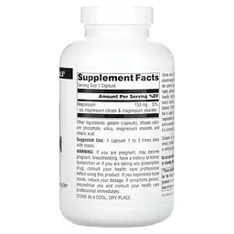 Цитрат магнію Source Naturals Magnesium Citrate 133 мг 180 капсул - мініатюра 2