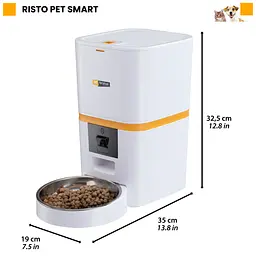 Автокормушка для собак и котов Ferplast Pisto Pet Smart белая 35x19x32.5 6 л 71270199 - миниатюра 2