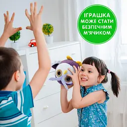 Іграшка м'яконабивна Macik Круглик Сова (МС 080501-12) - мініатюра 4