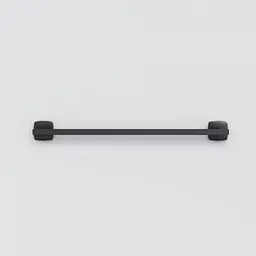 Вішалка для рушників AM.PM Gem 50 см black A90346422 Чорний матовий - мініатюра 5