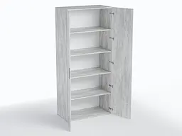 Шафа з полицями Moreli TS-010 1000x2180x520 мм Бетон (zg-s10-beton) - мініатюра 4