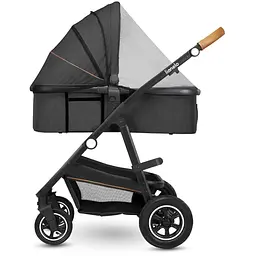 Коляска 2 в 1 Lionelo Amber Grey Graphite, темно-сіра (LO-AMBER GREY GRAPHITE (2in1)) - мініатюра 4