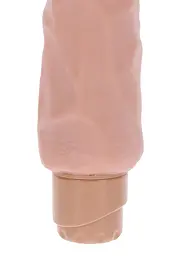 Вібратор ToyJoy Dual Density 9", 23 см (тілесний) - мініатюра 3