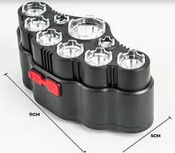 Налобний ліхтар USB Headlight SH-T09 - мініатюра 2
