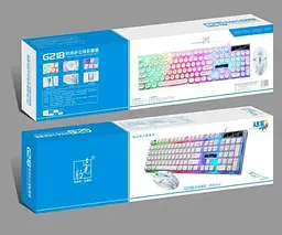 Ігрова провідна USB клавіатура та мишка Gaming G21B з RGB підсвічуванням - мініатюра 6