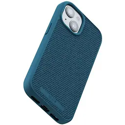 Чохол-накладка Njord Fabric MagSafe Case Deep Sea для iPhone 15 Plus (NA52FA01) - мініатюра 5