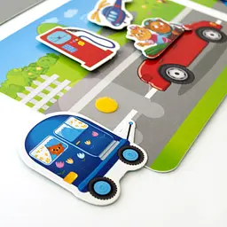 Гра з липучками Vladi Toys Транспорт (VT1302-28) - мініатюра 5