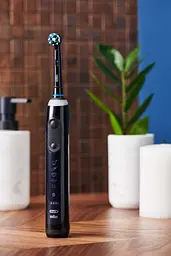 Електрична зубна щітка Oral-B Special Edition Genius X Black, чорний - мініатюра 8