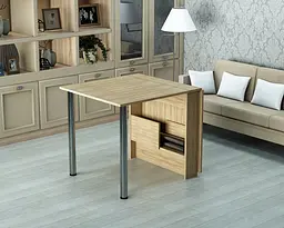 Кухонний стіл-книжка Gamma Style Святковий Дуб Сонома (1515x800x730) - мініатюра 2