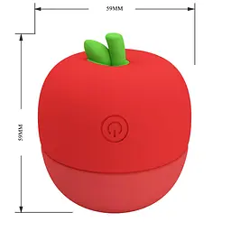 Кліторальний стимулятор Pretty Love Apple Secret червоний - мініатюра 7