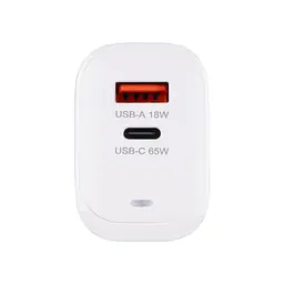 Зарядний пристрій XoKo 1xUSB-C PD65W + 1xUSB QC3.0 GaN white (XK-QC-620) - мініатюра 7