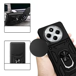 Панель BeCover Military для Xiaomi Redmi A4 5G Black (712875) - мініатюра 2