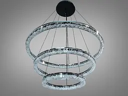 Підвісна LED люстра Romin кільця біла 220 Вт 38-40 м² - мініатюра 4