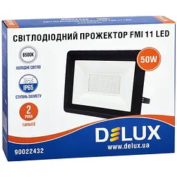 Прожектор Delux FMI 11 LED 50Вт 6500K IP65 (90022432) - мініатюра 3
