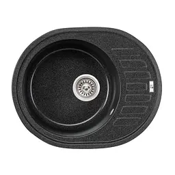 Кухонна мийка Lidz 620x500/200 GRF-13 (LIDZGRF13620500200), Графіт