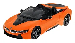 Машинка RASTAR BMW i8 Roadster на дистанційному керуванні + пульт 2,4 ГГц 1:12 помаранчевий 95500 - мініатюра 3