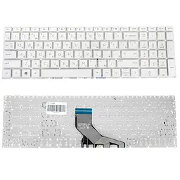 Клавіатура для ноутбука HP (250 G7, 255 G7 series) rus, white, без фрейма