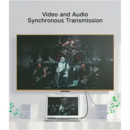Кабель мультимедійний miniDisplayPort M to HDMI M 1.5m MD101 4K black Ugreen (20848) - мініатюра 5