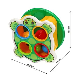 Розвивальна гра ТехноК з молоточком «FunnyTurtle» 3342TXK зі звуком, 4 кульки - мініатюра 5