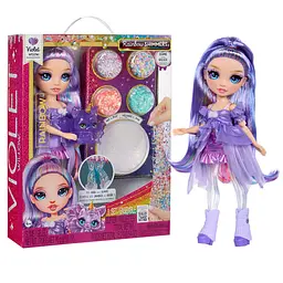Ігровий набір з лялькою RAINBOW HIGH серії "Rainbow Shimmers" - Віолетта (зі слаймом) (122425)