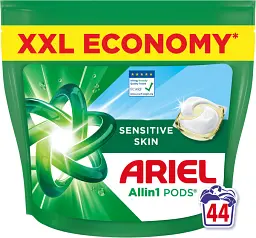 Капсули для прання Ariel Все-в-1 Для чутливої шкіри 44 шт. - мініатюра 2