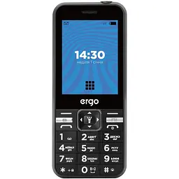 Телефон Ergo E281 Dual Sim Black UA UCRF