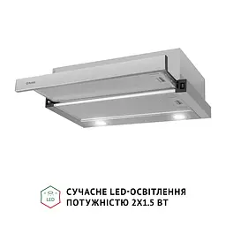 Витяжка телескопічна PERFELLI TL 602 I LED - мініатюра 4