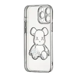 Чохол Shining Bear Case Protected Camera iPhone 13 Pro Max Silver - мініатюра 3