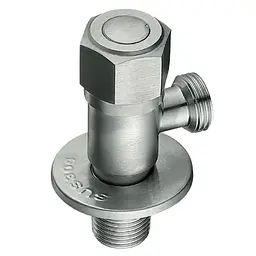 Кран для підключення сантехприладів Mixxus VAL-06-1/2x1/2 з нержавіючої сталі MI6056