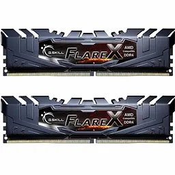 Пам'ять для настільних комп'ютерів G.Skill 16 GB (2x8GB) DDR4 3200 MHz Flare X Black (F4-3200C16D-16GFX)