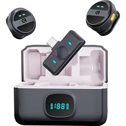 Мікрофонна радіосистема ArmorStandart ASM4 2in1 USB-C Black (ARM88480) [157624]