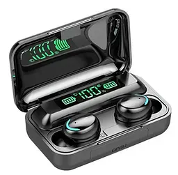 Бездротові сенсорні навушники із цифровим зарядним кейсом TWS BTH-F9-5 Bluetooth блютуз гарнітура