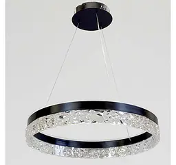 Світлодіодна люстра підвісна Artlight MD230327BK з чорним кільцем, 53W - мініатюра 3