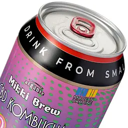 Напій слабогазований Mikki Brew CBD Kombucha Passion Fruit 0.5 л з/б - мініатюра 5