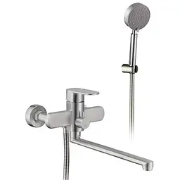 Змішувач для ванни Lidz Luna 005 LDLUN005NKS46093 - мініатюра 2
