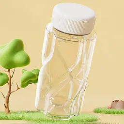 Пістолет для мильних бульбашок Dinosaur Bubble Gun з насадкою на 40 отворів 50ml Pink - мініатюра 5
