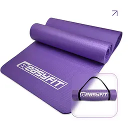 Килимок для фітнесу та йоги EasyFit NBR 10 мм Фіолетовий