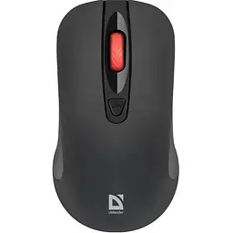 Миша бездротова Defender Nexus MS-195 чорний USB оптична 800 - 1600 dpi 4 кнопки 2xAAA (52195)