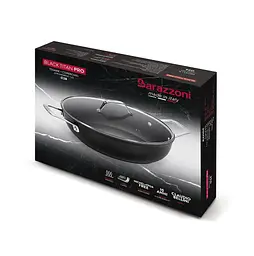 Сотейник Barazzoni Black Titan 28 см 4,1 л - мініатюра 5