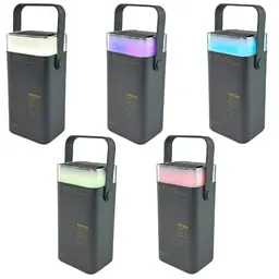 Зовнішній акумулятор REMAX RPP-596 40000 mAh PD20W+QC3.0 22.5W зі швидким заряджанням повербанк RGB ліхтар  - мініатюра 4