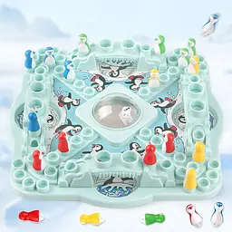 Настільна інтерактивна гра Ummi 707-36 Pop N Drop Penguins Game Blue - мініатюра 2