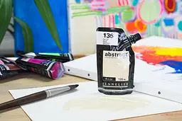 Акрилова фарба Sennelier Abstract, 120 мл, Титановий беж (Titanium buff) - мініатюра 4