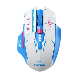 Миша INPHIC A11 White-Blue - мініатюра 2