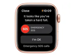 Смарт-годинник Apple Watch SE GPS 44mm Gold Aluminum Case w. Starlight Sport Band (MKQ53) - мініатюра 4