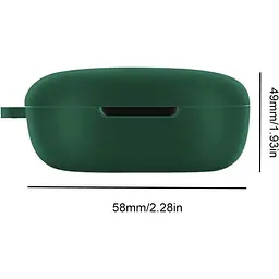 Чохол BeCover Silicon для Xiaomi Redmi Buds 4 Lite Dark Green (709584) - мініатюра 2